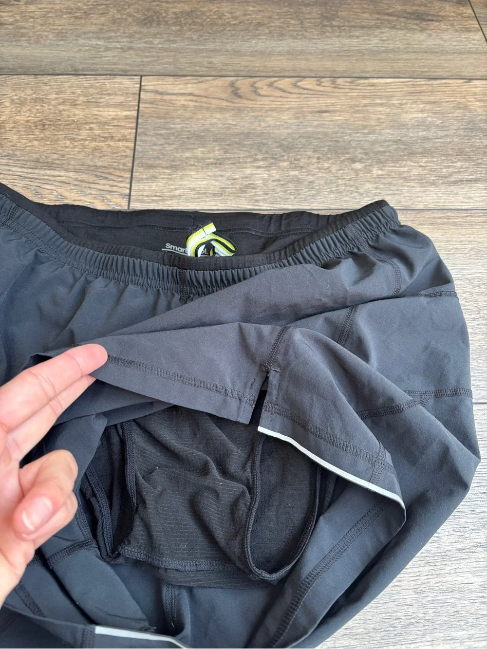 Smartwool Men’s Merino Sport Brief Lined 5” Shorts Black Medium SW016557